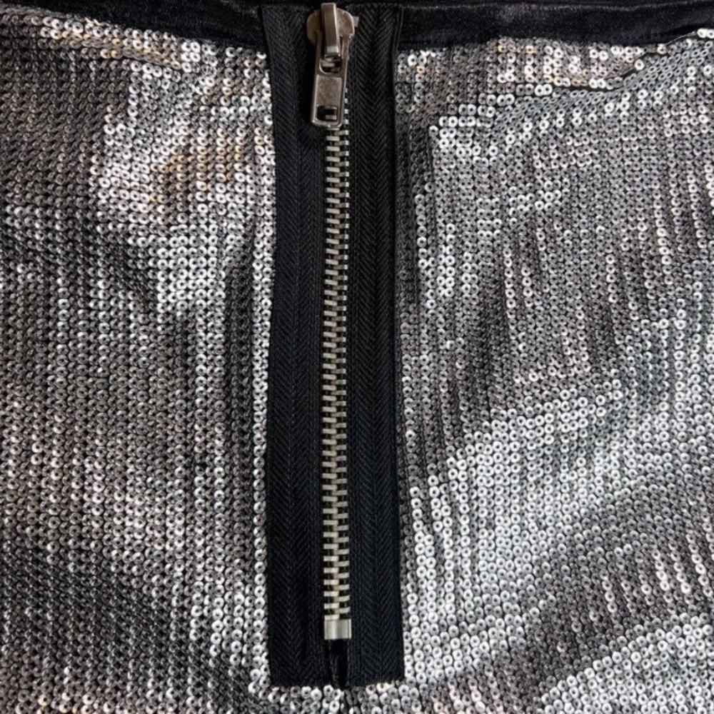 Unif High Waist Sequin Disco Short | Size M (Fits… - image 7
